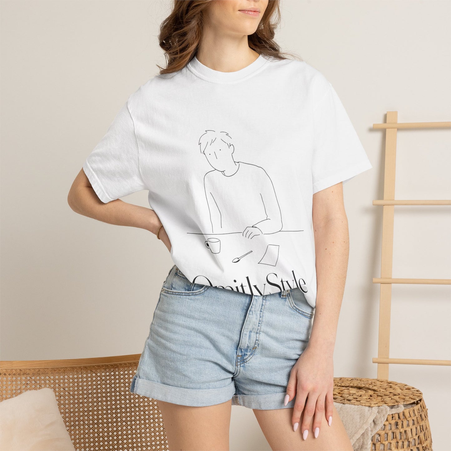 Cafe Receipt — Garment-Dyed T-Shirt