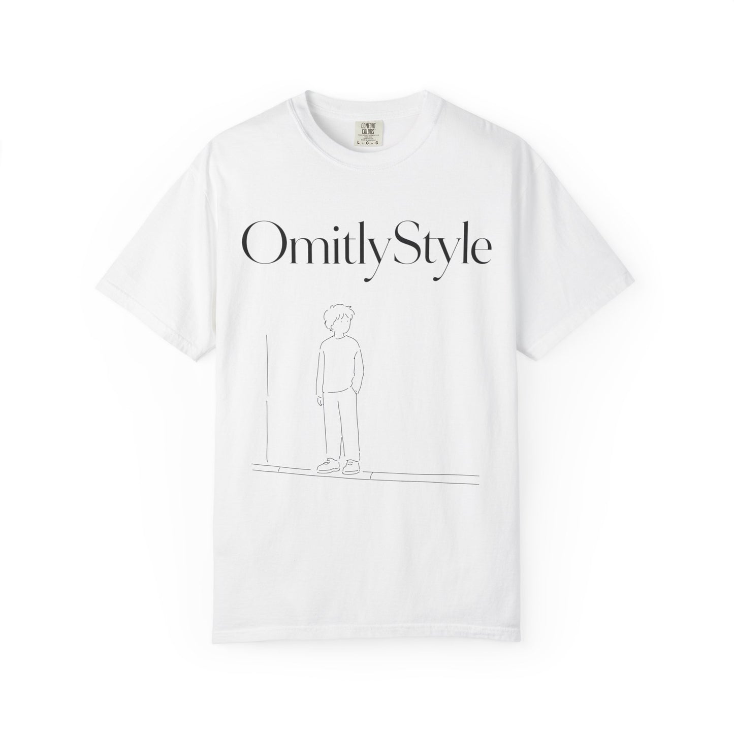 Crosswalk Pause — Garment-Dyed T-Shirt