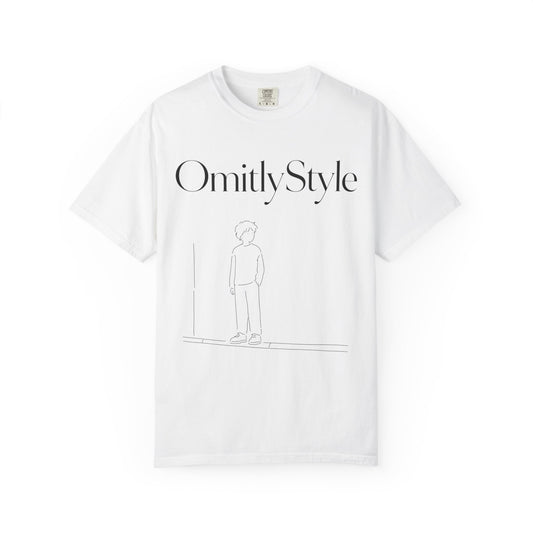 Crosswalk Pause — Garment-Dyed T-Shirt