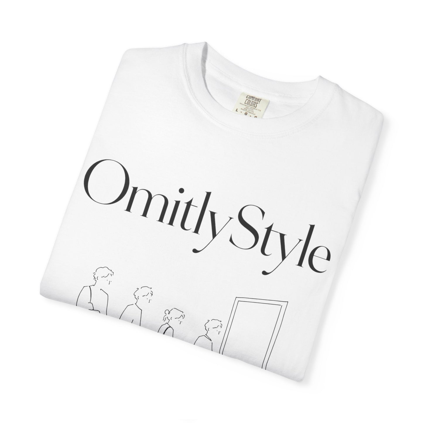 Waiting for Doors Music Graphic Tee — Garment-Dyed Unisex T-Shirt