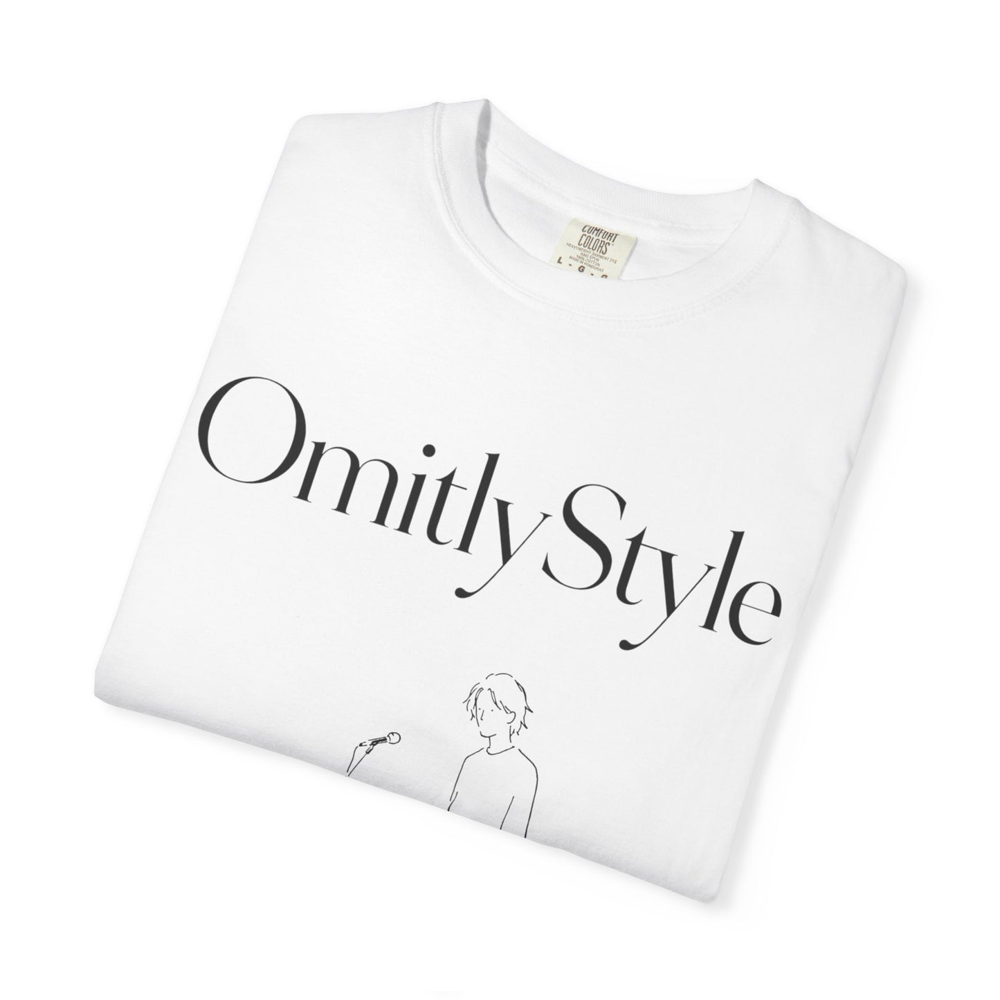 Small Venue Music Graphic Tee — Garment-Dyed Unisex T-Shirt