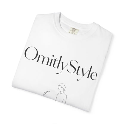 Small Venue Music Graphic Tee — Garment-Dyed Unisex T-Shirt