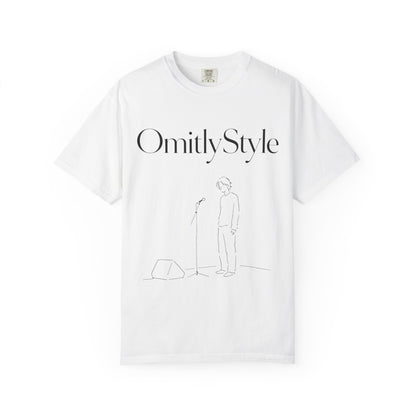 Small Venue Music Graphic Tee — Garment-Dyed Unisex T-Shirt
