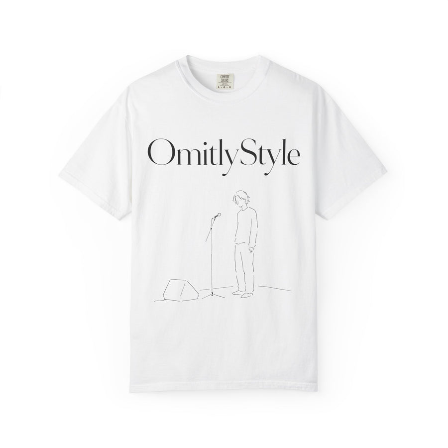 Small Venue Music Graphic Tee — Garment-Dyed Unisex T-Shirt