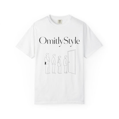 Waiting for Doors Music Graphic Tee — Garment-Dyed Unisex T-Shirt