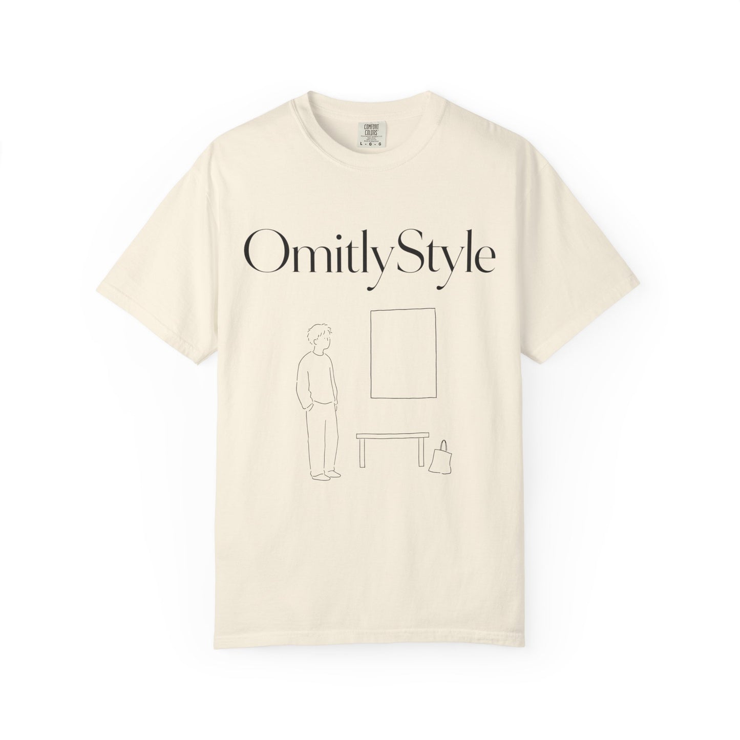 Gallery Walk City Graphic Tee — Garment-Dyed Unisex T-Shirt